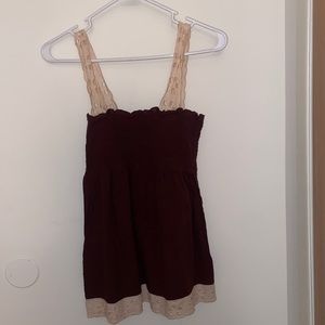 cute peplum tank top